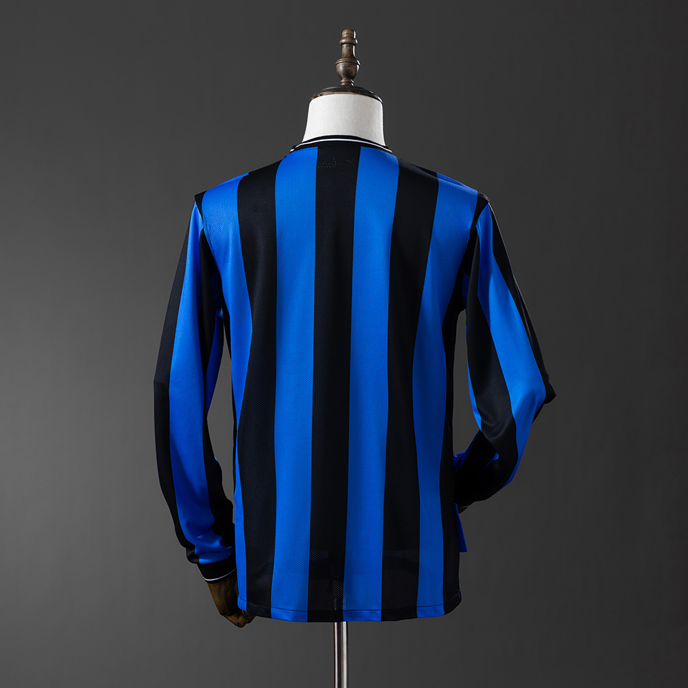 Inter Milan 09/10 Home Retro Long Sleeve Jersey Foto 2