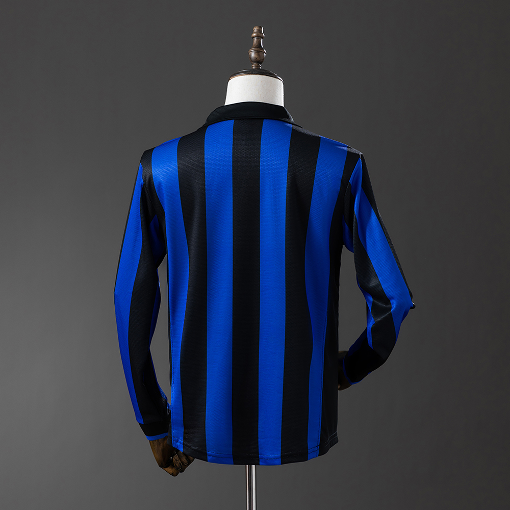 Inter Milan 98/99 Home Long Sleeve Retro Jersey Foto 2