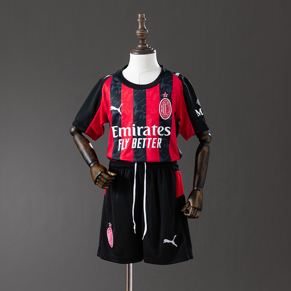 AC Milan 25/26 Home Full kids kit Jersey