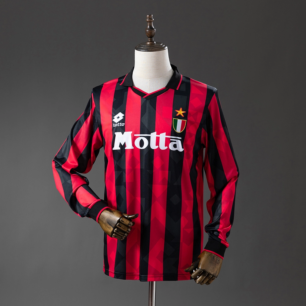 AC Milan 93/94 Home Long Sleeve Retro Jersey
