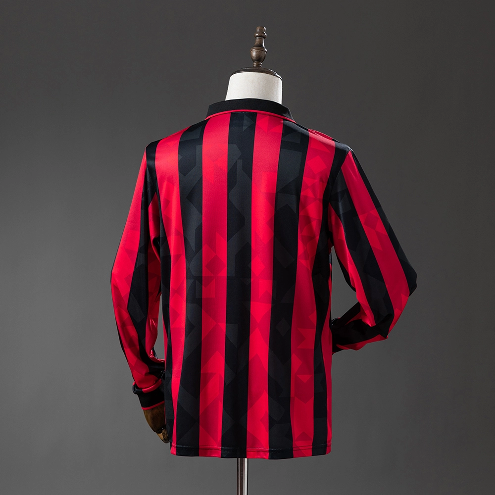 AC Milan 93/94 Home Long Sleeve Retro Jersey Foto 2