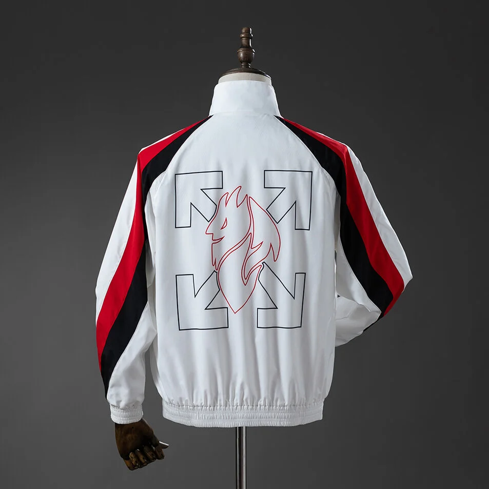 AC Milan Off-White Co-branded Windbreaker White Foto 2