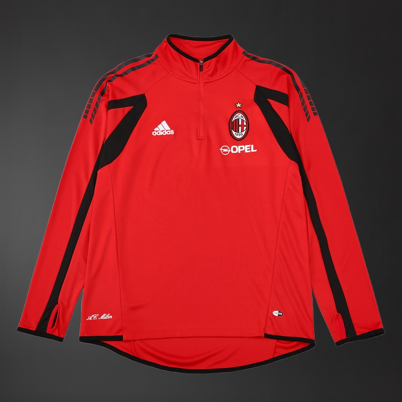 AC Milan 05/06 Adult Retro Red Training Tracksuits Foto 2
