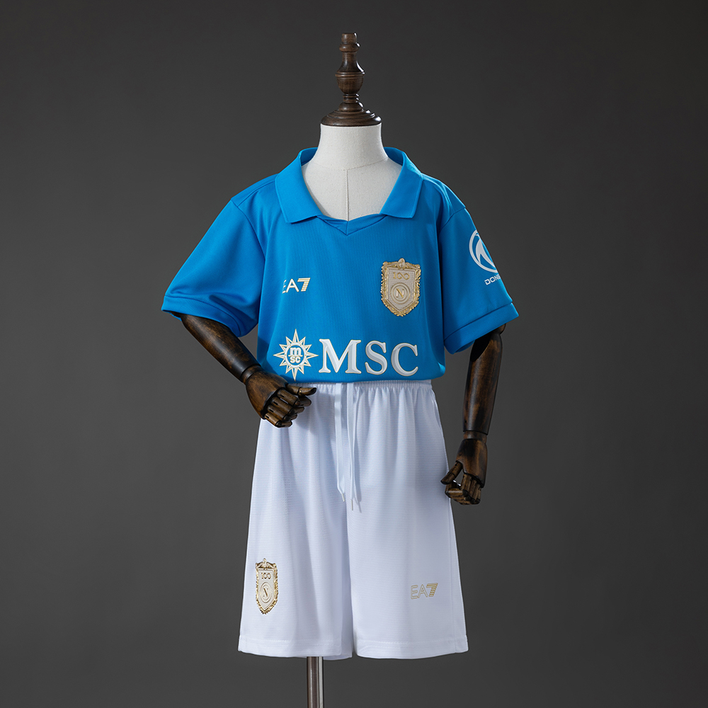 Napoli 26/27 Home Kids Kit Jersey