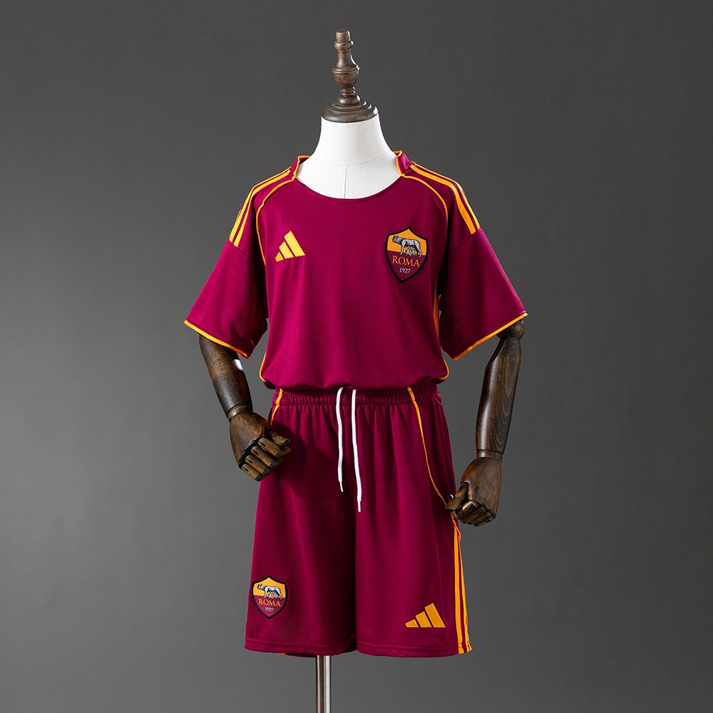 Roma 25/26 Home Full kids kit Jersey