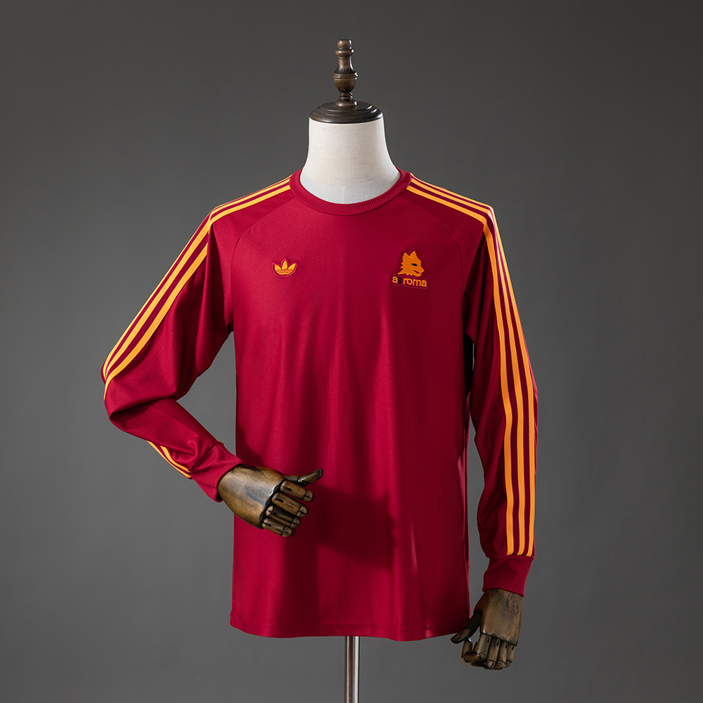 Roma Terrace Icons Long-Sleeve T-Shirt Red