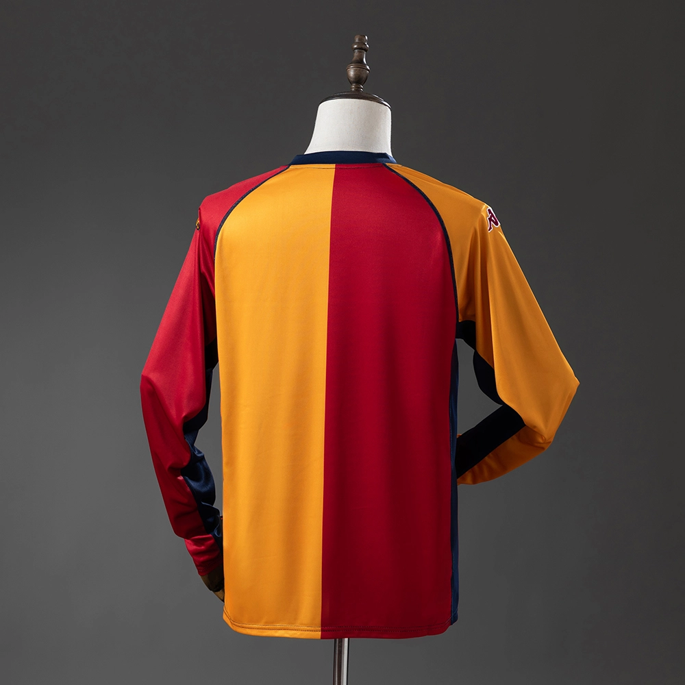 Roma 01/02 Champion Edition Long Sleeve Retro Jersey Foto 2