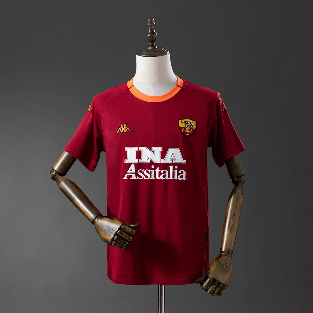 Roma 00/01 Home Retro Jersey