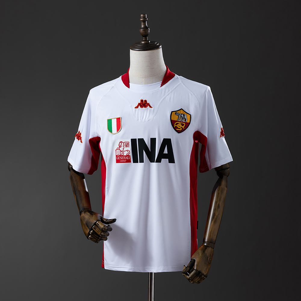 Roma 01/02 Away Retro Jersey
