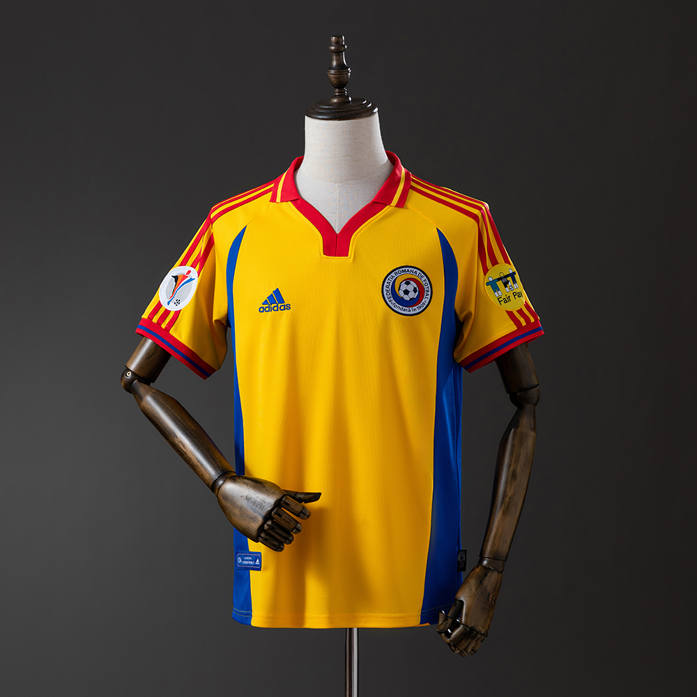 Romania 2000 Home Retro Jersey