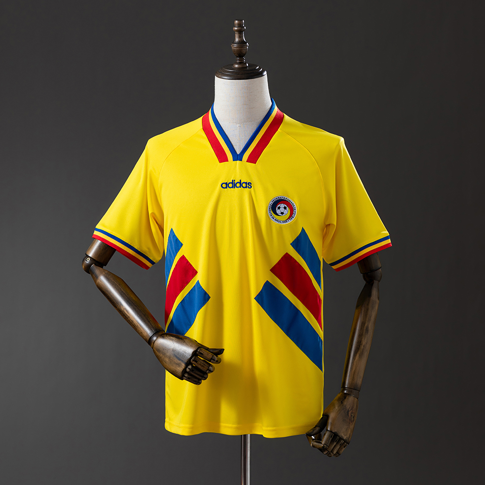Romania 1994 Home Retro Jersey
