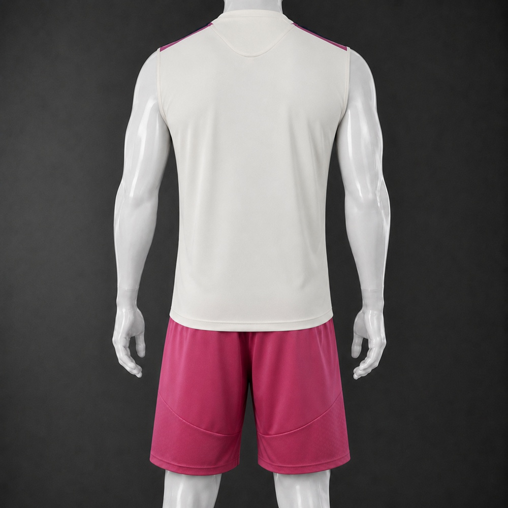 Real Madrid 26/27 Off‑White Magenta Training Vest kit Foto 2