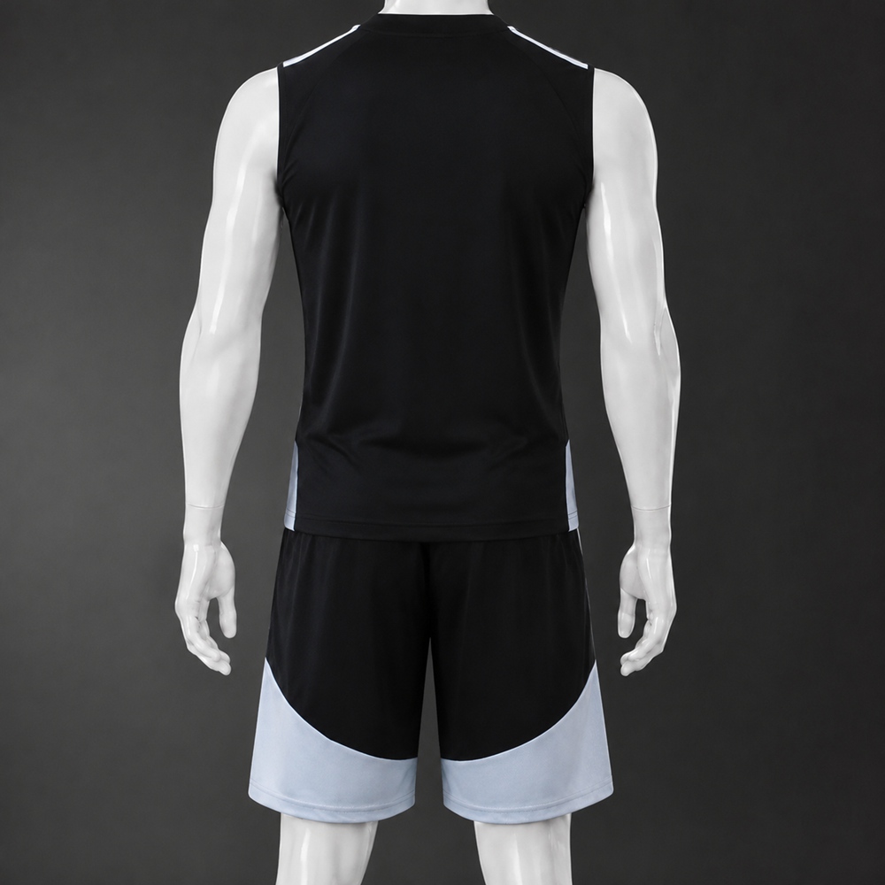 Real Madrid 26/27 Black White Training Vest kit Foto 2