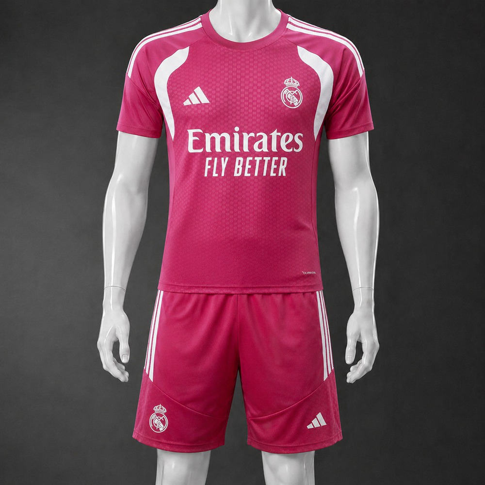 Real Madrid 26/27 Pink White Short sleeve kit