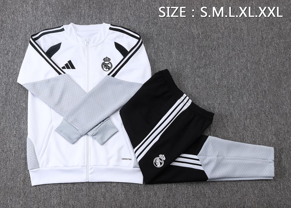 Real Madrid 26/27 White&Black Jacket Kit Foto 2