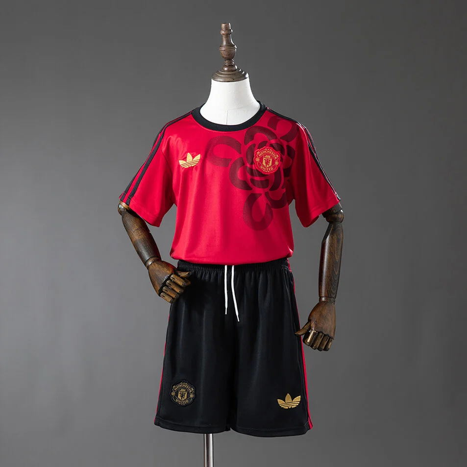 Real Madrid 25/26 Cultural Story Kids Kit Jersey Red