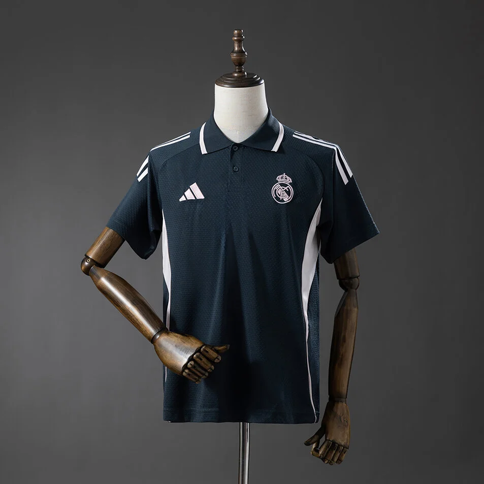 Real Madrid 25/26 POLO Black & Pink