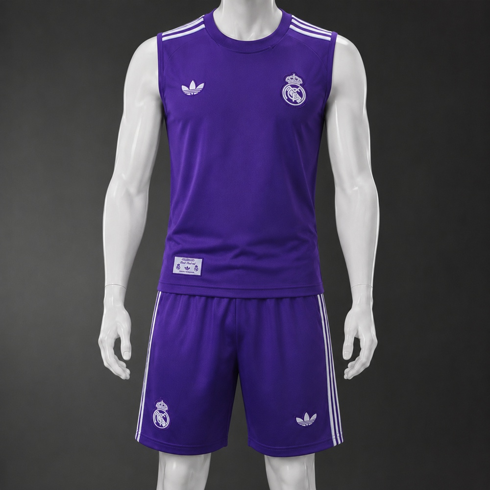 Real Madrid 25/26 Purple Training Vest kit