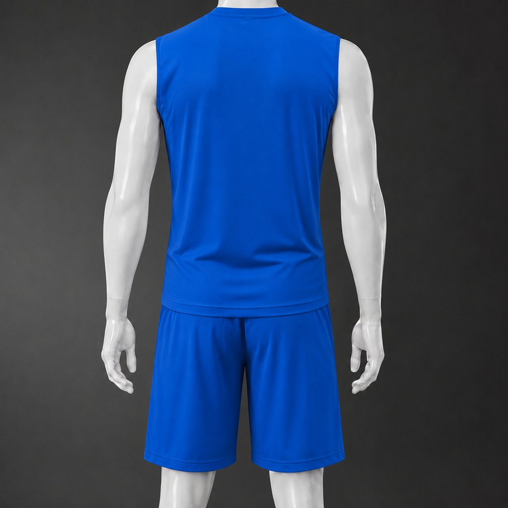 Real Madrid 25/26 Royal Blue Sleeveless Short Set Foto 2
