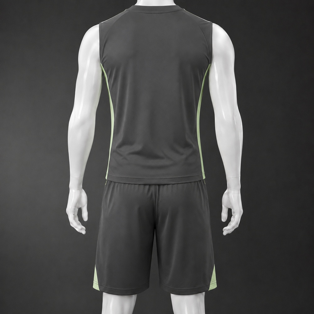 Real Madrid 25/26 Dark Gray Lime Green Training Vest kit Foto 2