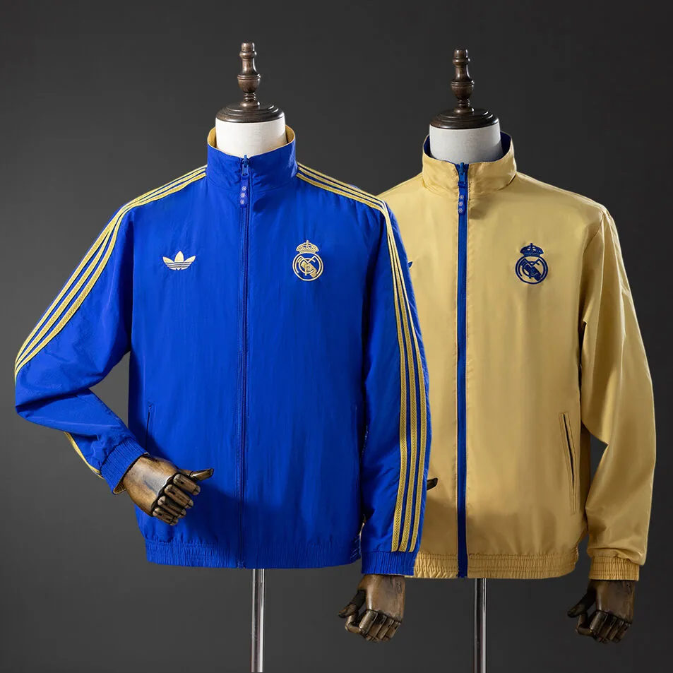Real Madrid 25/26 Reversible Anthem Jacket Windbreaker