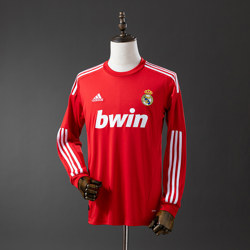 Real Madrid 11/12 Second Away Long Sleeve Retro Jersey