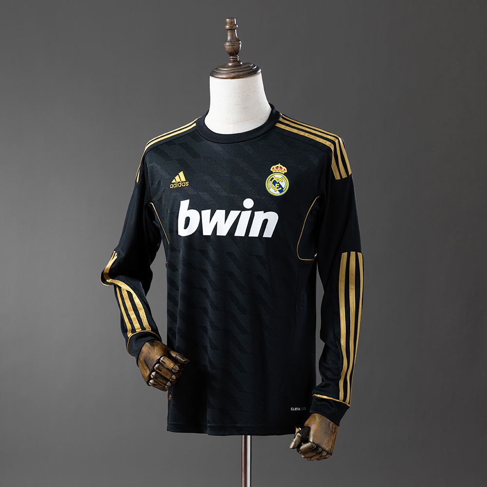 Real Madrid 11/12 Away Retro Long Sleeve Jersey
