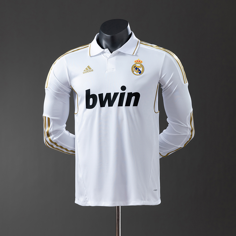 Real Madrid 11/12 Home Long Sleeve Player Version Retro Jersey