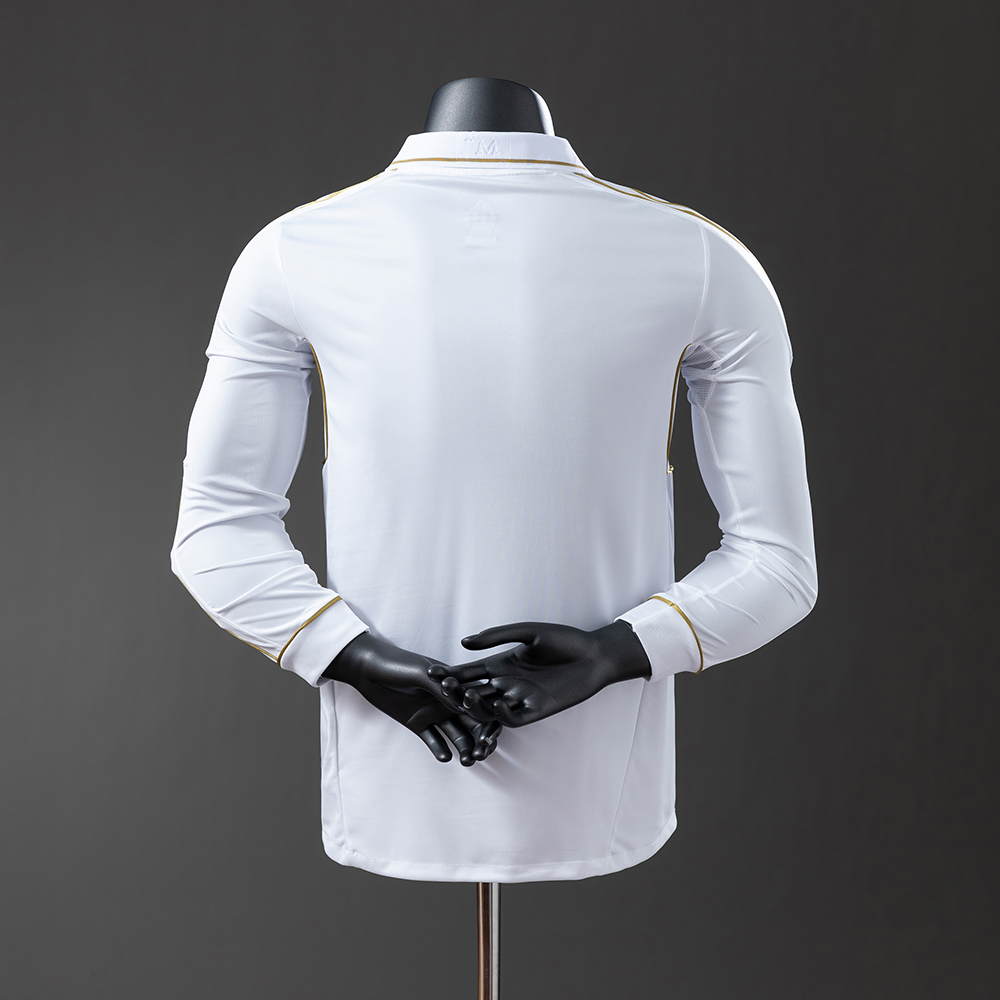 Real Madrid 11/12 Home Long Sleeve Player Version Retro Jersey Foto 2