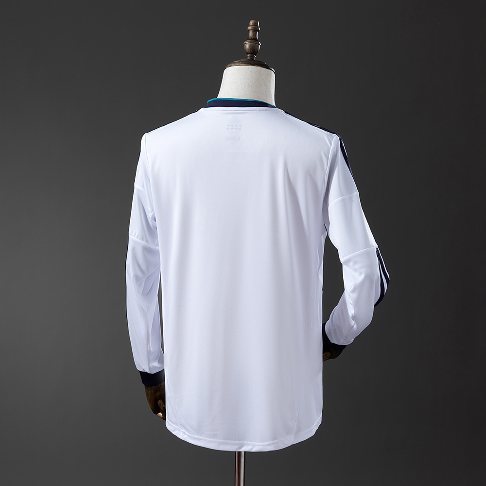 Real Madrid 12/13 Home Long Sleeve Retro Jersey Foto 2