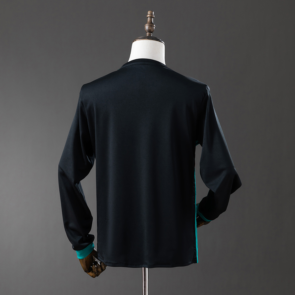 Real Madrid 17/18 Away Long Sleeve Retro Jersey Foto 2