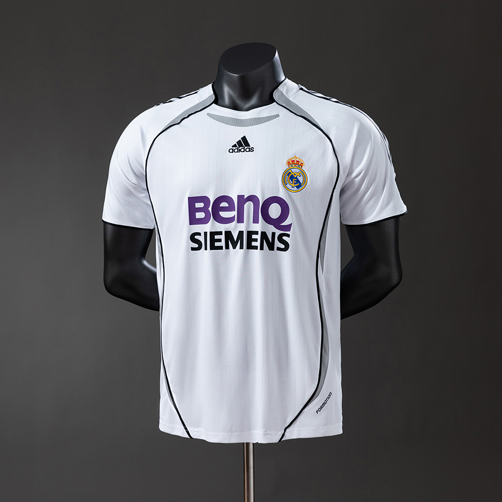 Real Madrid 06/07 Player Version Retro Home Jersey
