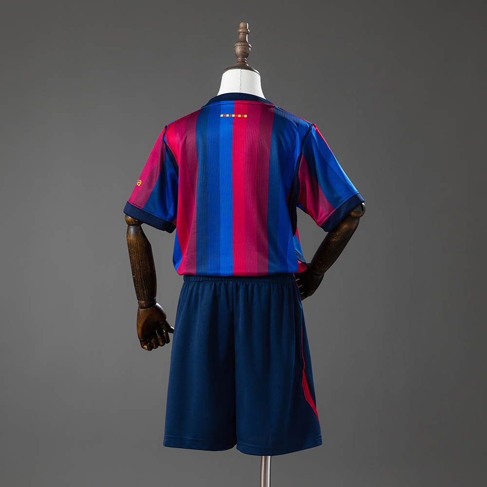 Barcelona 26/27 Home Kids Kit Jersey Foto 2