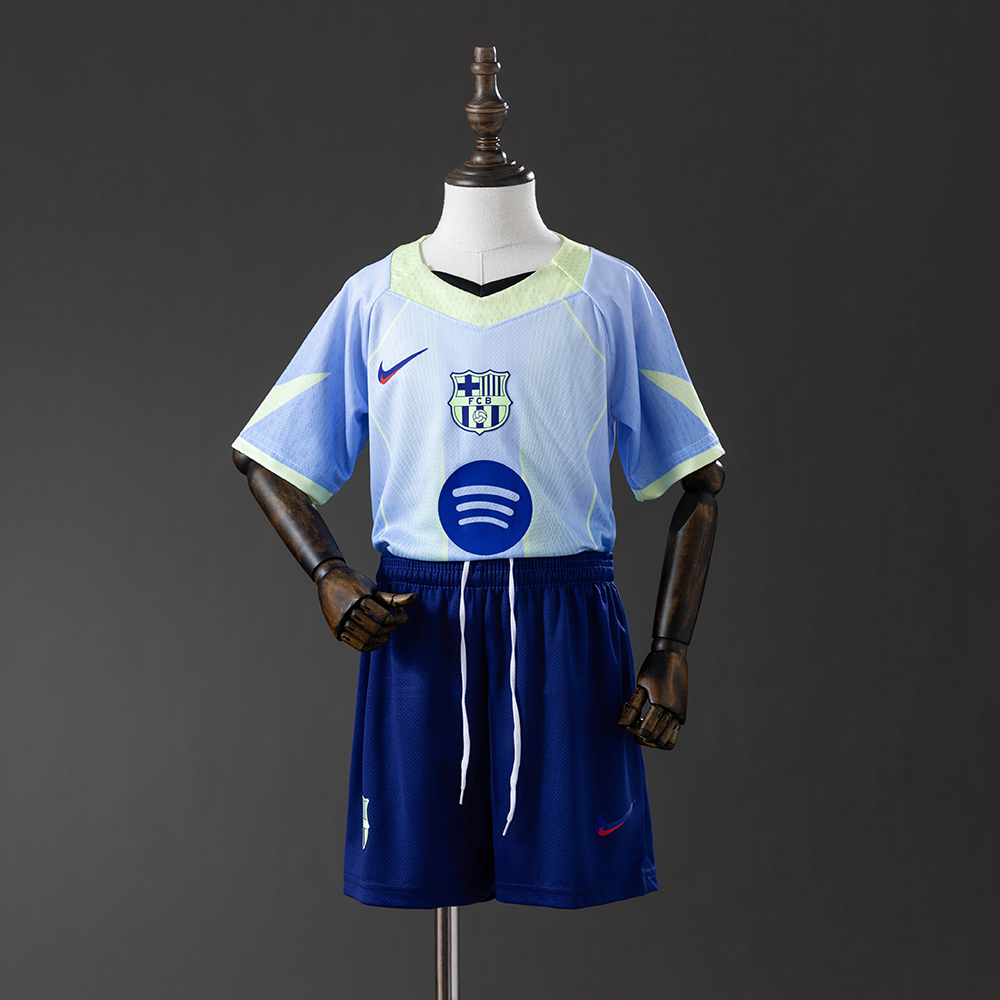 Barcelona 25/26 Concept Edition kids kit Jersey Blue