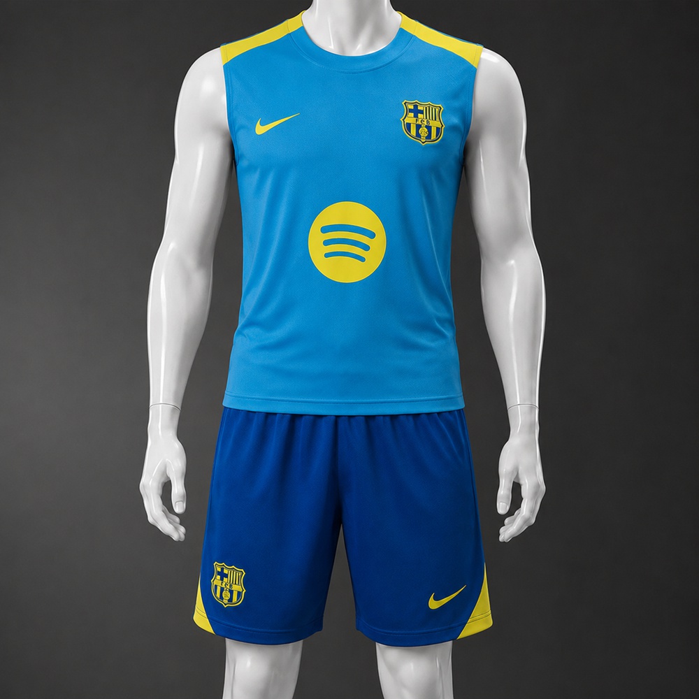Barcelona 26/27 Blue Yellow Training Vest kit