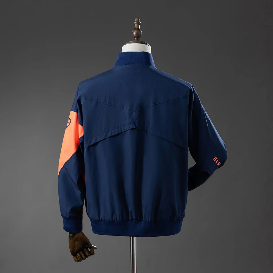 Barcelona Windbreaker Royal Blue & Noble Red Foto 2