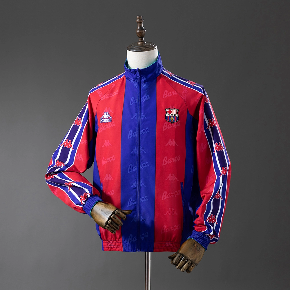 Barcelona Retro Reversible Anthem Jacket Windbreaker