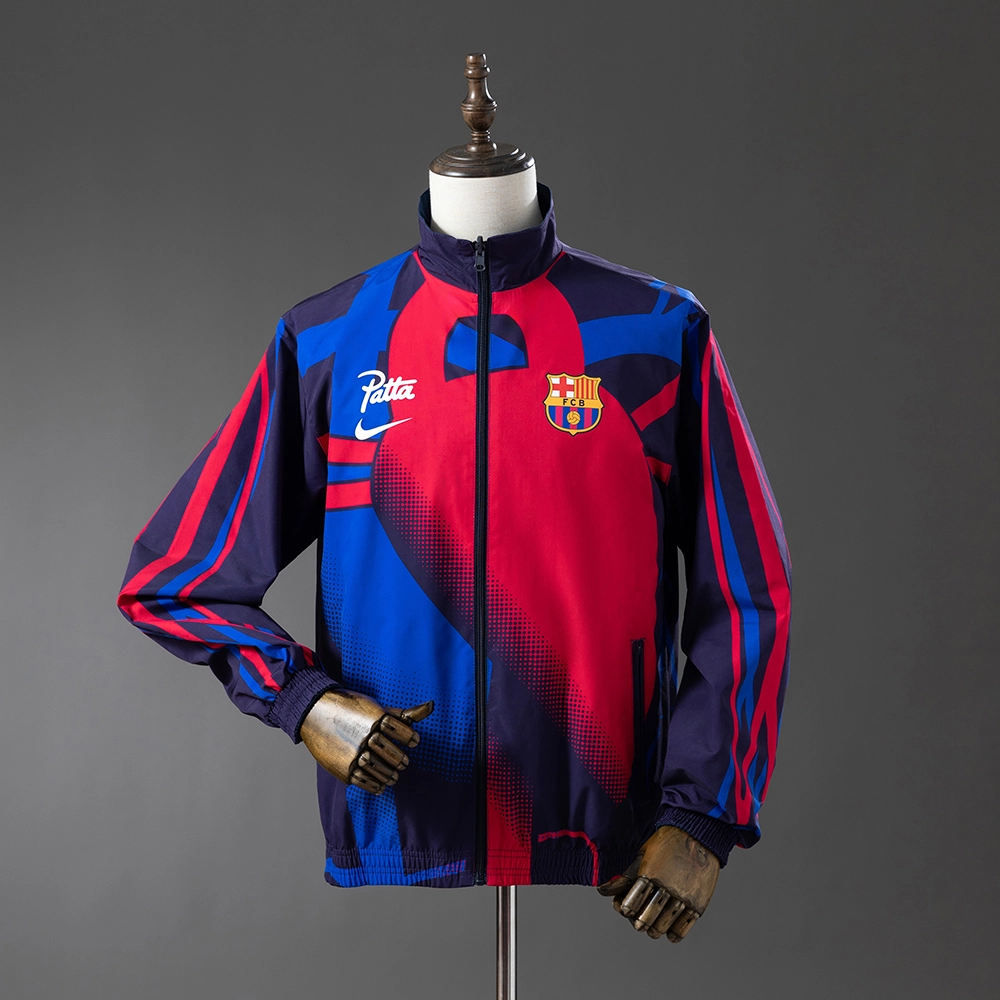 Barcelona X Patta 25/26 Reversible Anthem Jacket Windbreaker