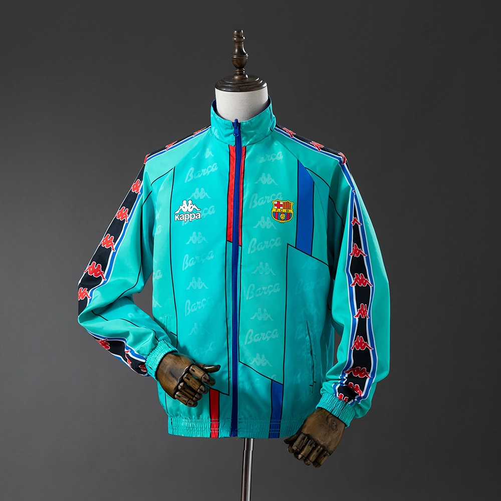 Barcelona Retro Reversible Anthem Jacket Windbreaker Foto 2
