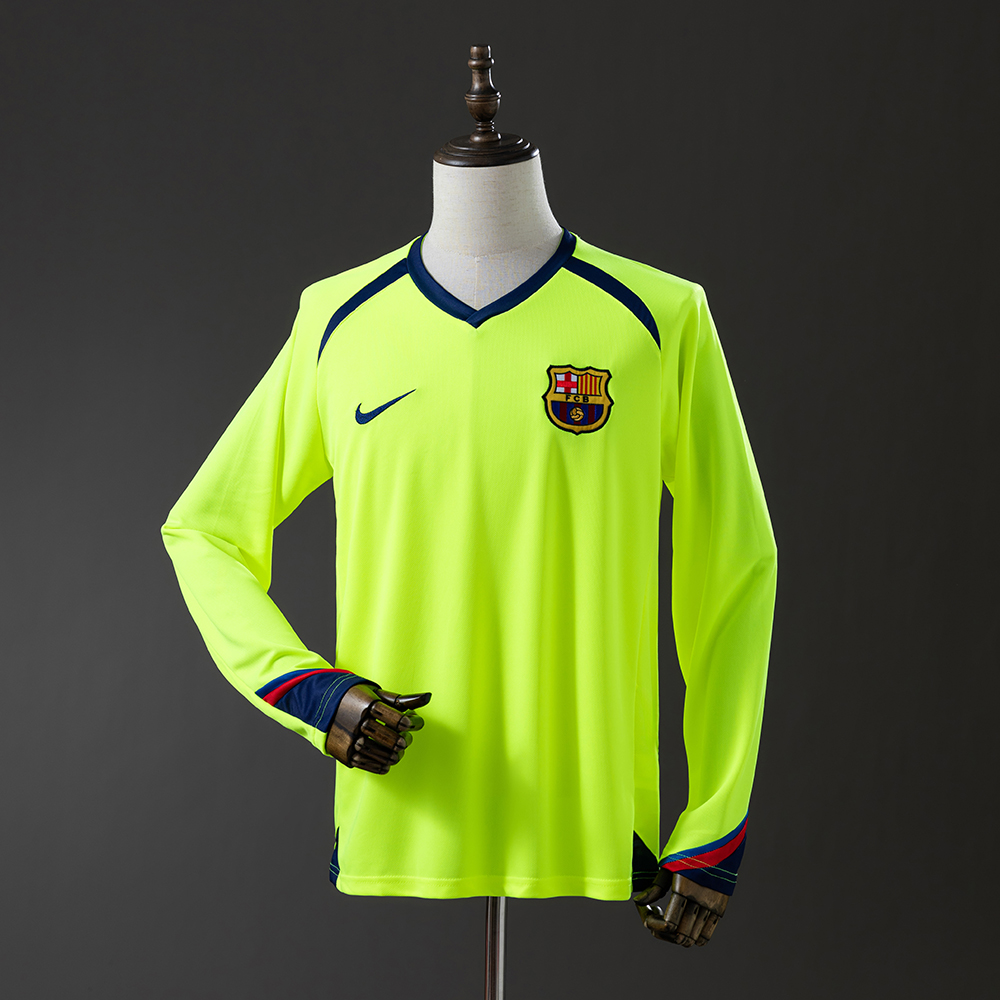 Barcelona 05/06 Away Long Sleeve Retro Jersey