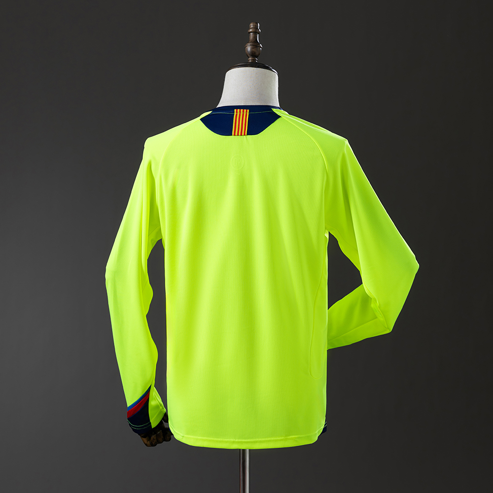 Barcelona 05/06 Away Long Sleeve Retro Jersey Foto 2