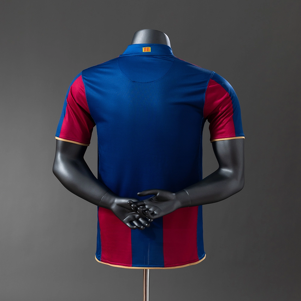 Barcelona 07/08 Player Version Retro Home Jersey Foto 2