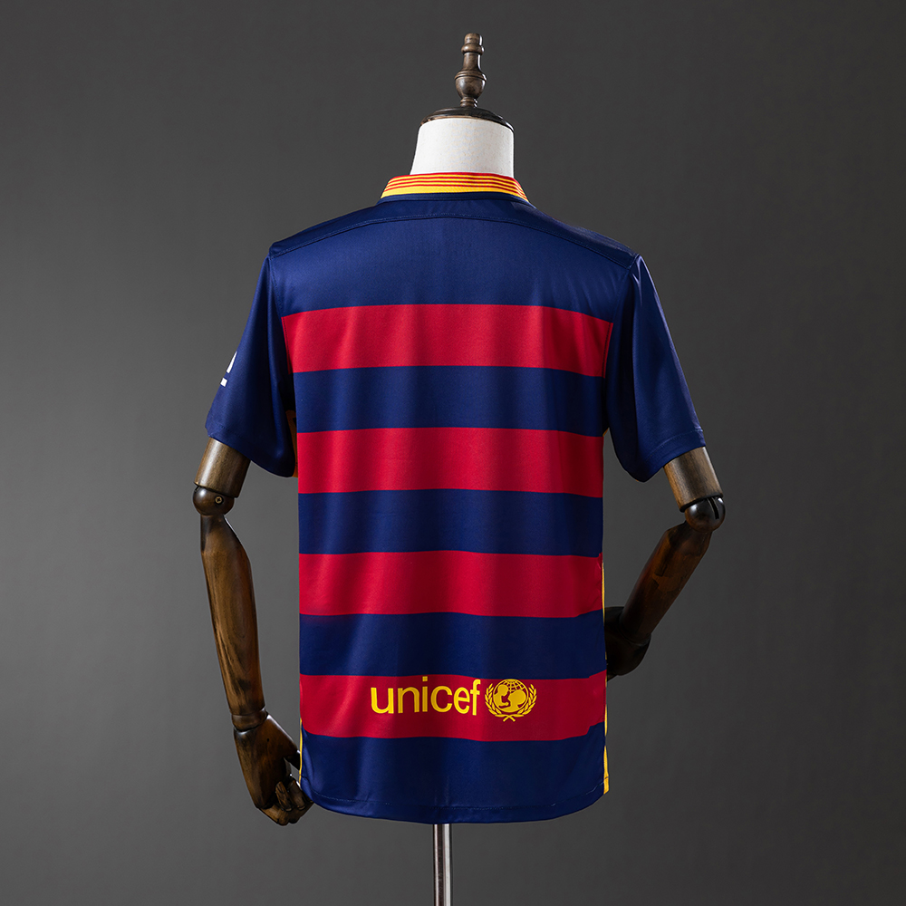 Barcelona 15/16 Home Retro Jersey Foto 2
