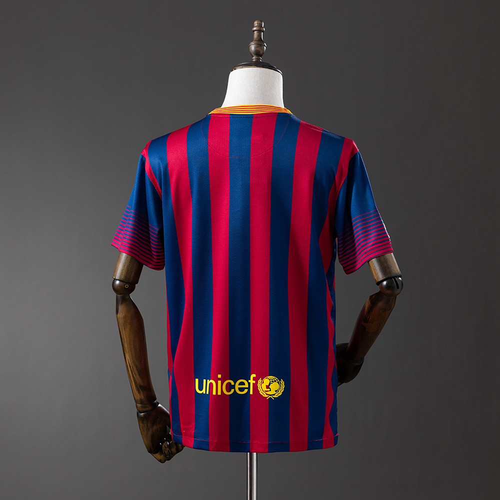 Barcelona 13/14 Home Retro Jersey Foto 2