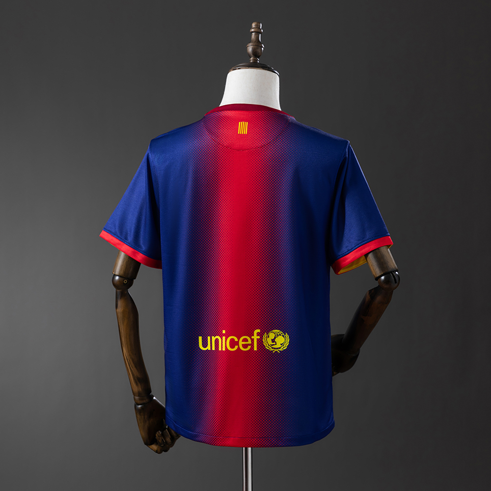 Barcelona 12/13 Home Retro Jersey Foto 2