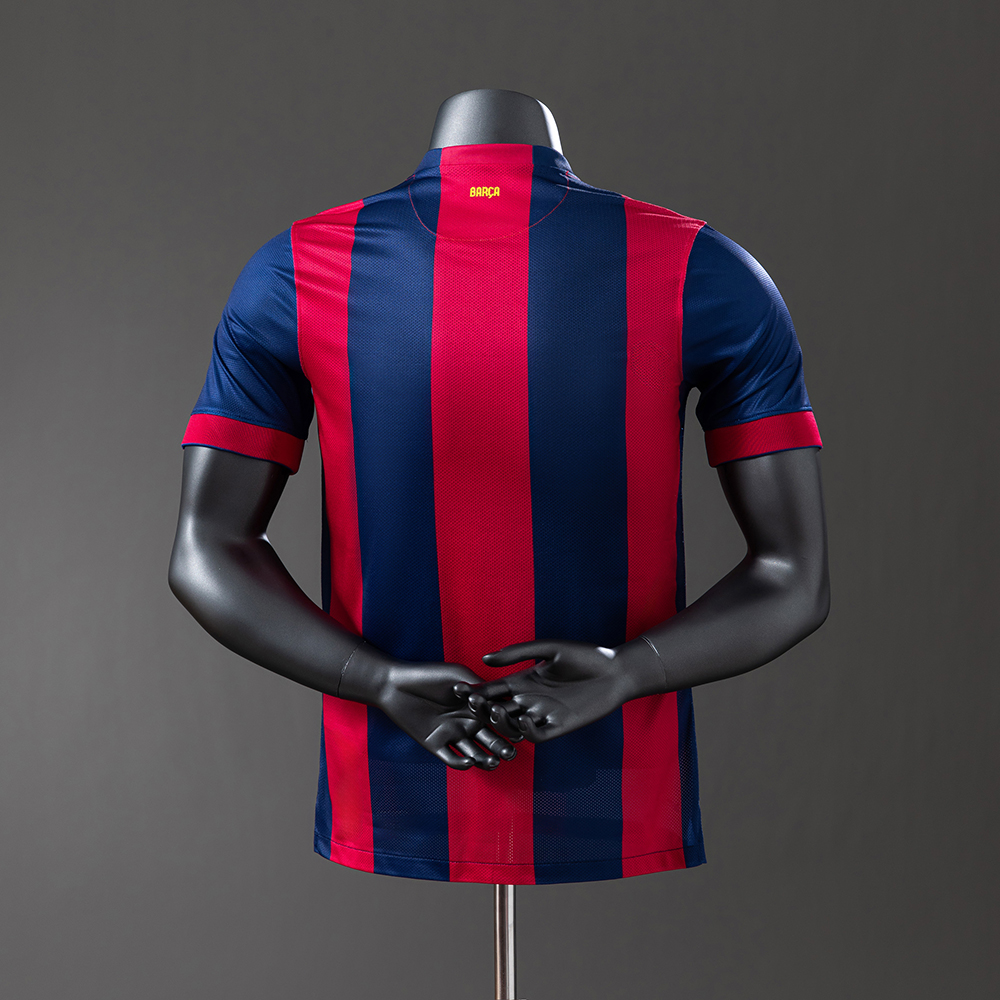 Barcelona 14/15 Home Player Version Retro Jersey Foto 2