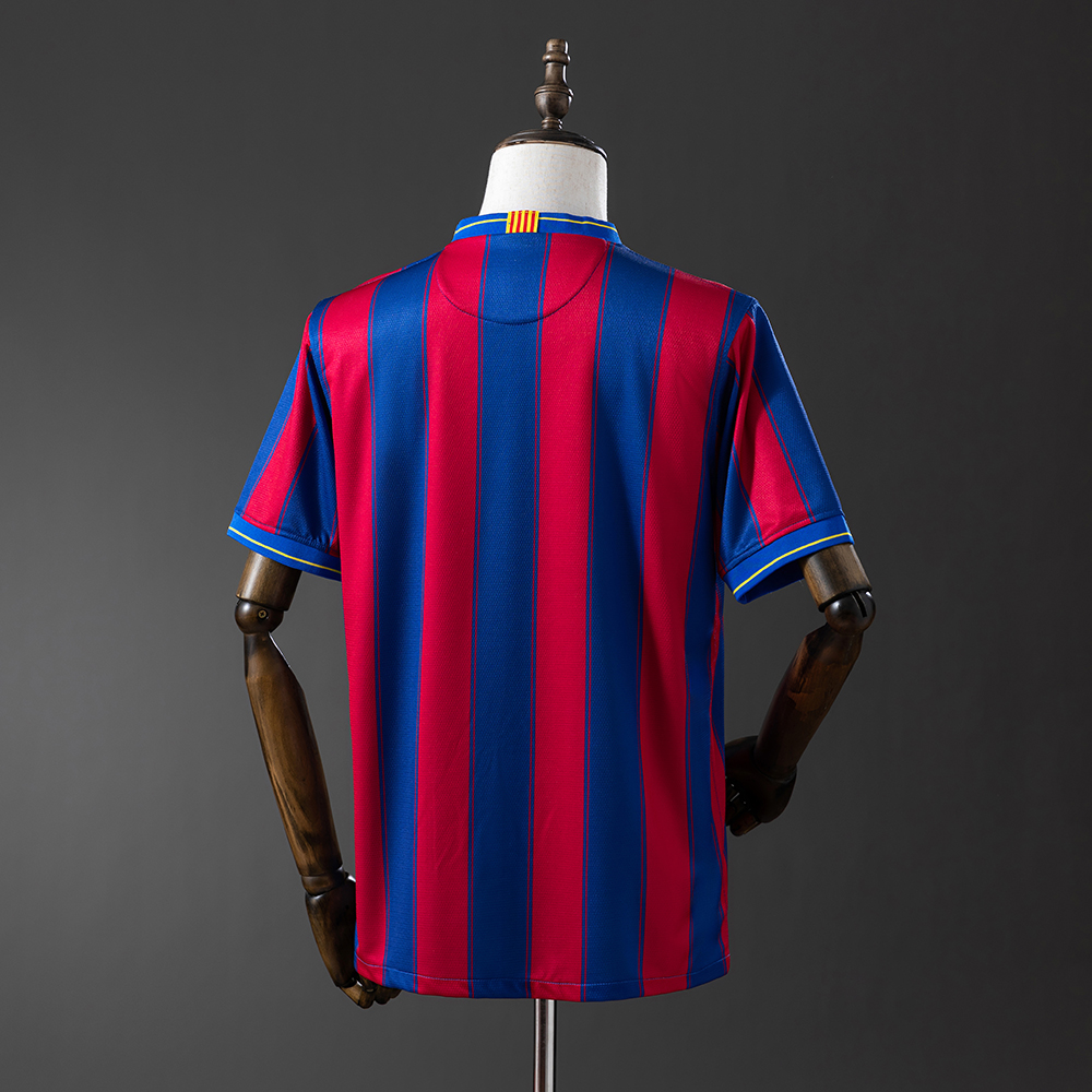 Barcelona 09/10 Home Retro Jersey Foto 2