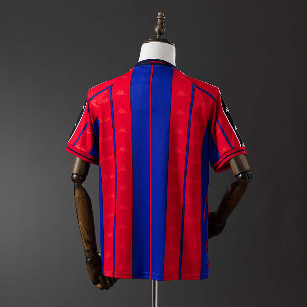 Barcelona 97/98 Home Retro Jersey Foto 2