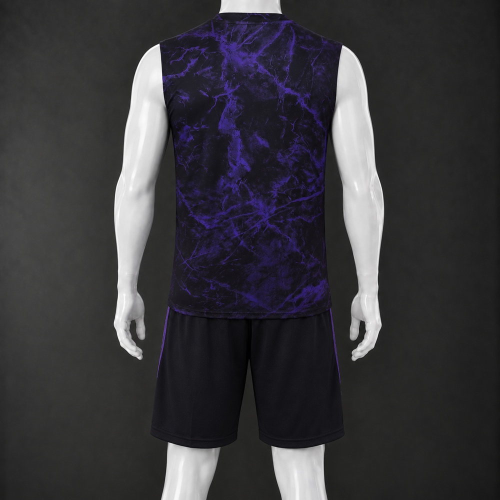 Barcelona 26/27 Black Purple Black Training Vest Set Foto 2