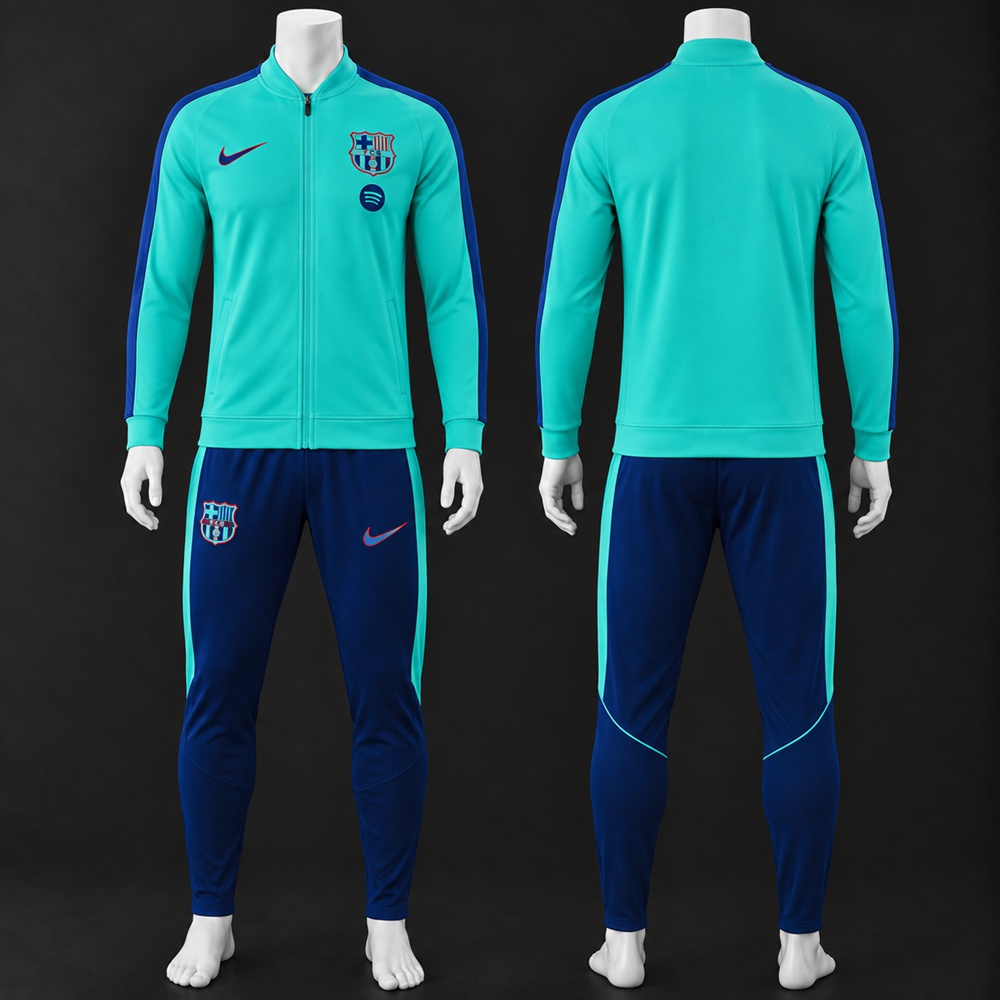 Barcelona 26/27 Turquoise Navy Blue Jacket Kit